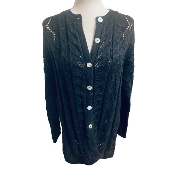 Roymar Black Handmade Sweater - Picture 1 of 7